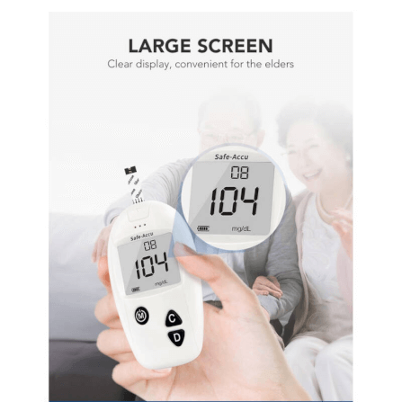 เครื่องวัดระดับน้ำตาลในเลือด SINOCARE รุ่น SAFE ACCU 0070061003012_6